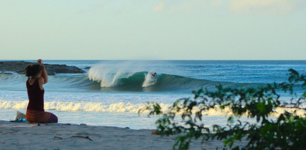 Teaching yoga on a surf camp in Nicaragua……whatever next?